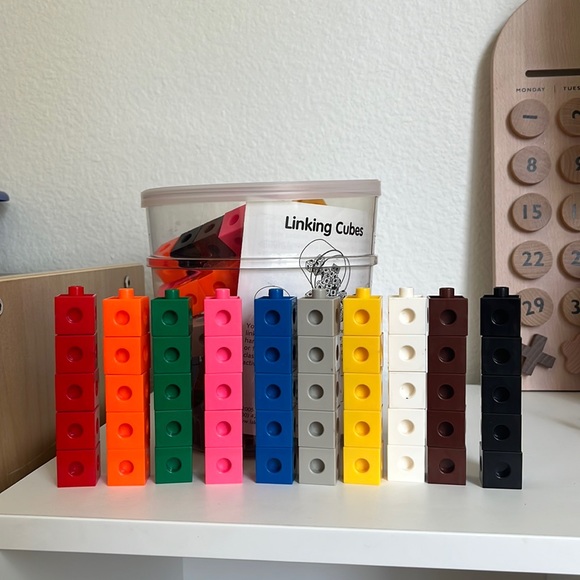 Lakeshore Toys Lakeshore Linking Cubes Math Counting Homeschool